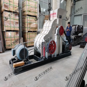 中型双级破碎机发货 破碎煤矸石